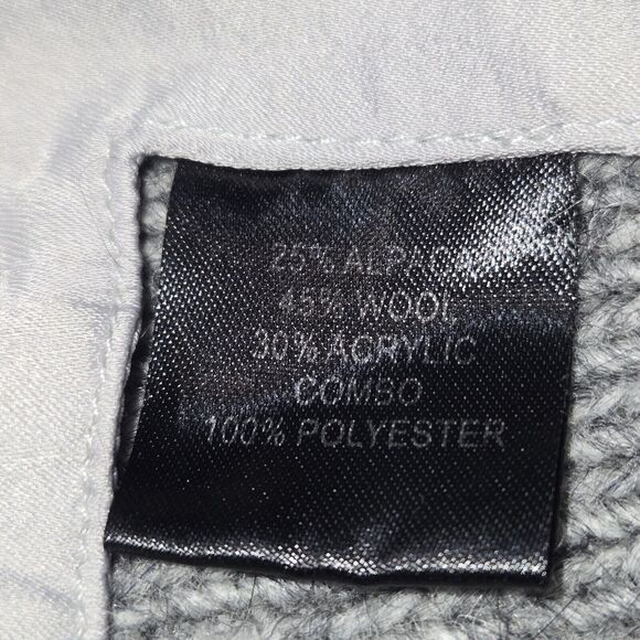 Kaufman Franco Womens Large Sweater Sleeveless Turtleneck Zipper Back Alpaca - Picture 12 of 13